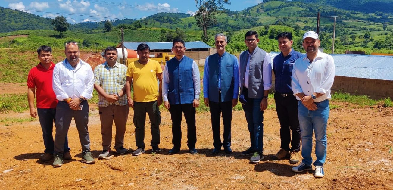 Site visit at Namxang Dam with the EXIM Bank of India team
